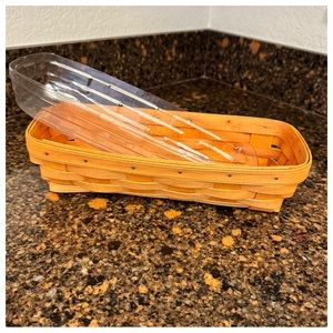 A/ Longaberger Basket with Plastic Liner